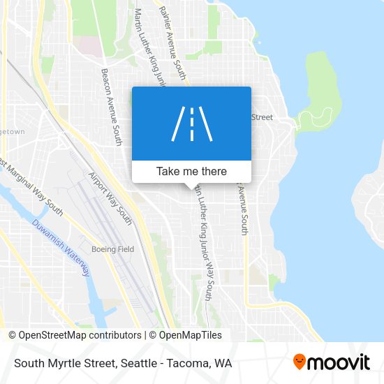 South Myrtle Street map