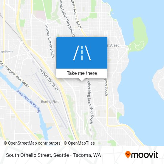 South Othello Street map