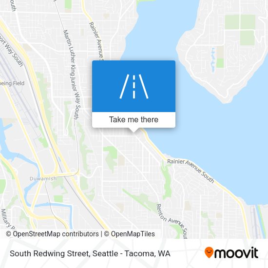 South Redwing Street map