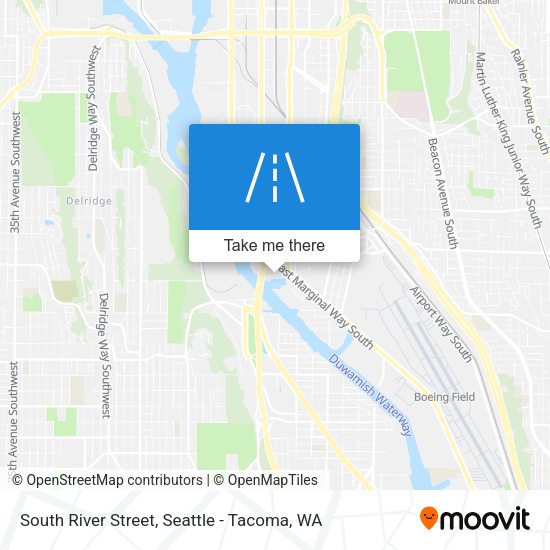 South River Street map