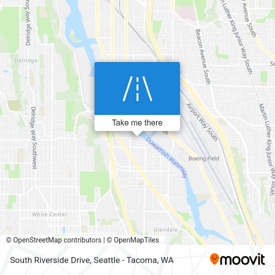 South Riverside Drive map
