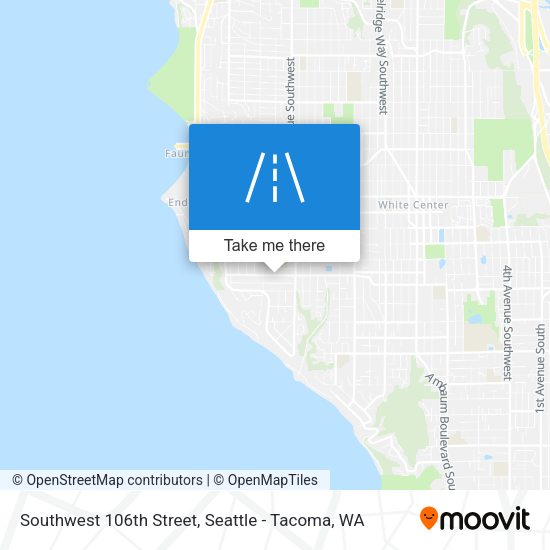 Southwest 106th Street map
