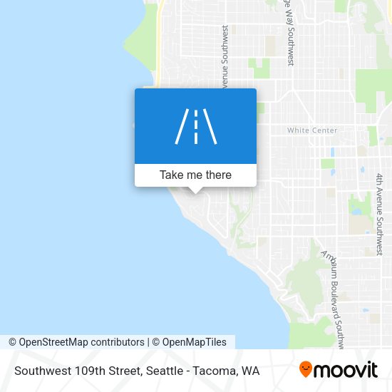 Mapa de Southwest 109th Street
