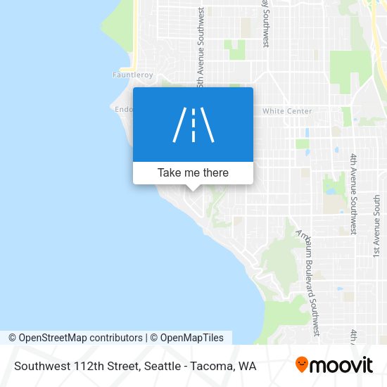 Southwest 112th Street map