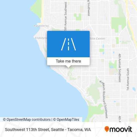 Southwest 113th Street map