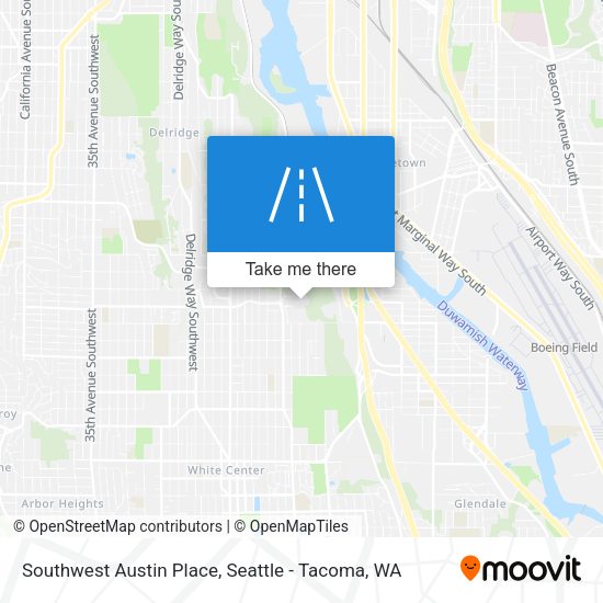 Mapa de Southwest Austin Place