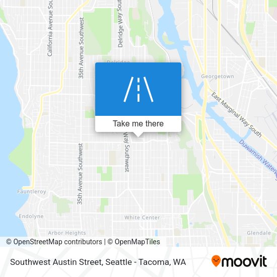 Mapa de Southwest Austin Street