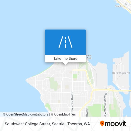 Southwest College Street map