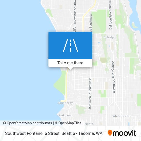 Southwest Fontanelle Street map