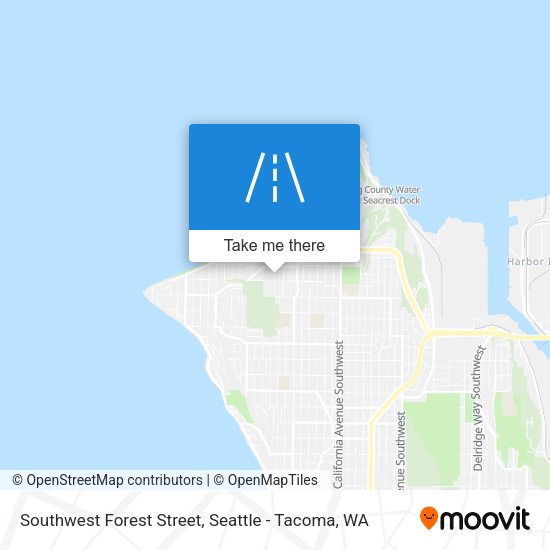 Mapa de Southwest Forest Street