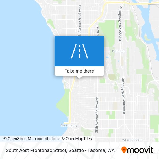 Mapa de Southwest Frontenac Street