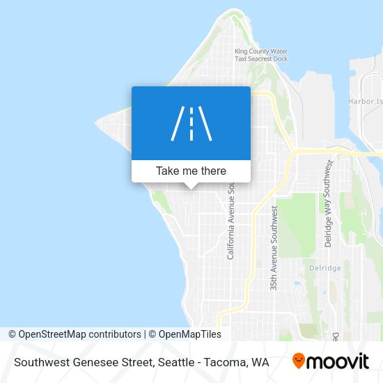 Southwest Genesee Street map