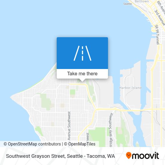 Mapa de Southwest Grayson Street