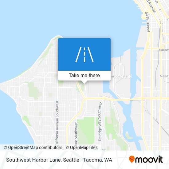 Mapa de Southwest Harbor Lane