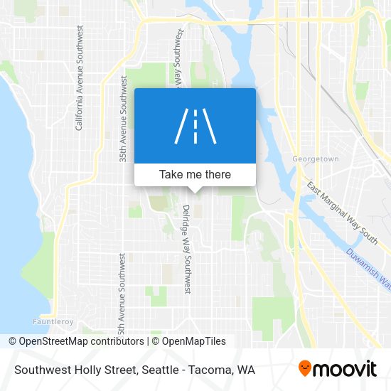 Mapa de Southwest Holly Street