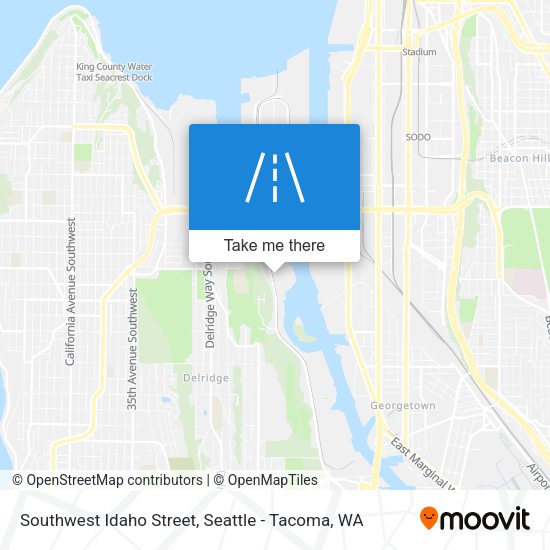 Southwest Idaho Street map