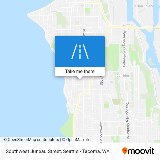 Mapa de Southwest Juneau Street
