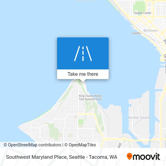 Southwest Maryland Place map