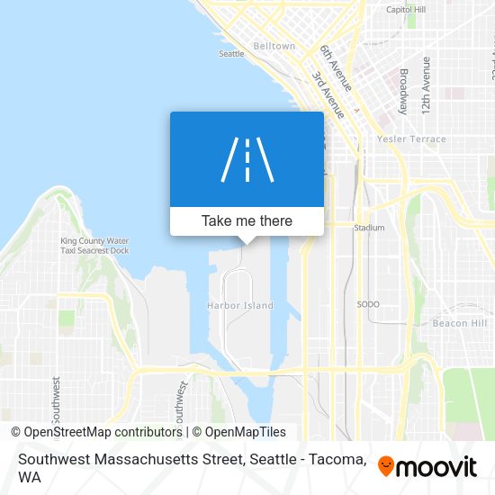 Mapa de Southwest Massachusetts Street