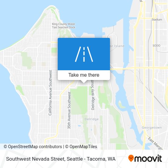 Mapa de Southwest Nevada Street