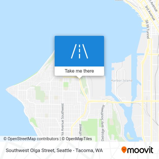 Mapa de Southwest Olga Street