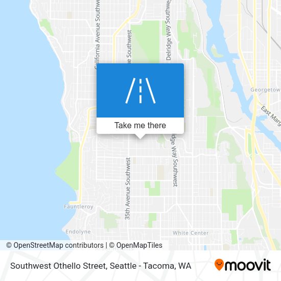 Southwest Othello Street map