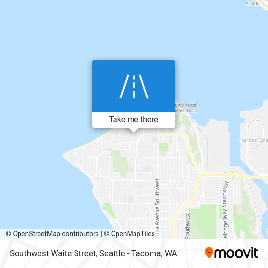 Mapa de Southwest Waite Street