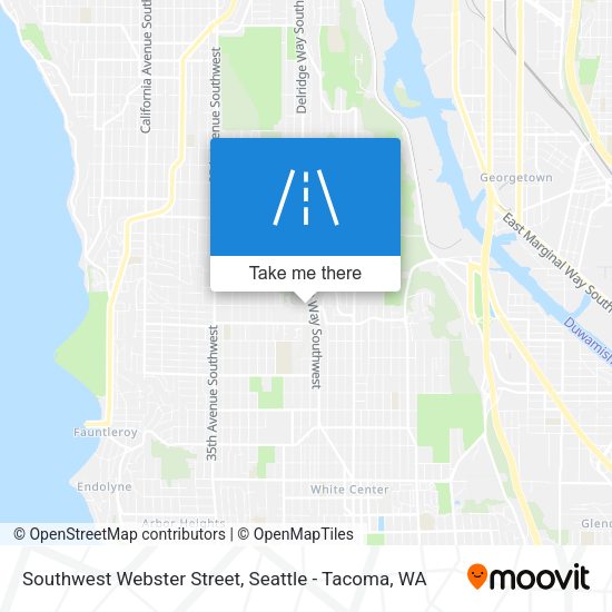 Mapa de Southwest Webster Street