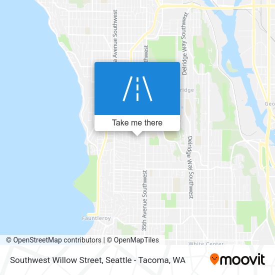 Mapa de Southwest Willow Street