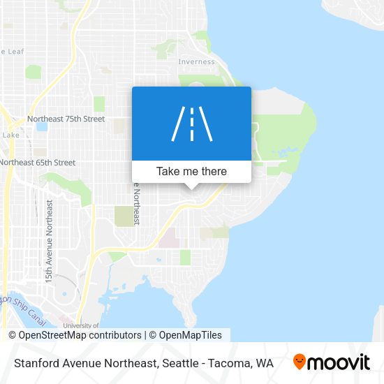 Stanford Avenue Northeast map