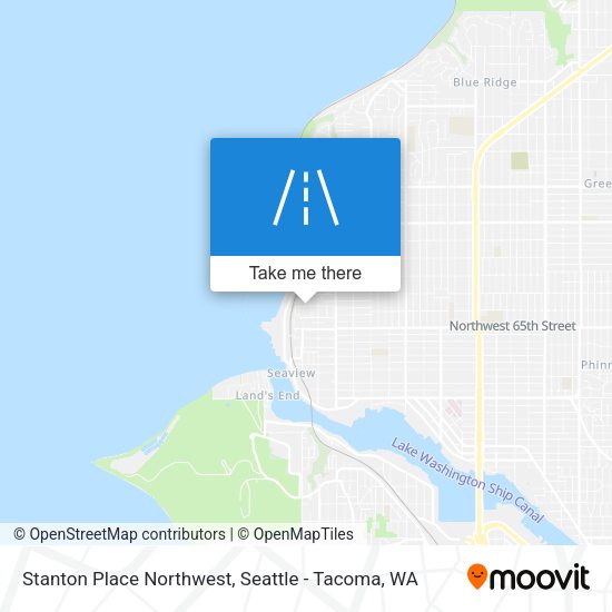 Stanton Place Northwest map