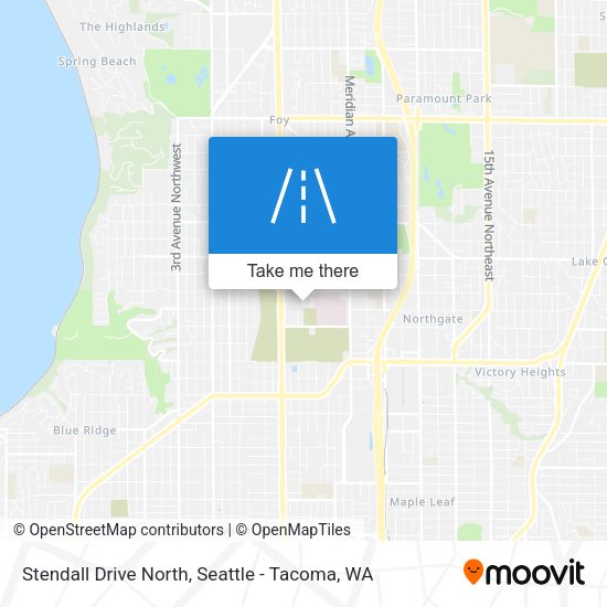 Mapa de Stendall Drive North
