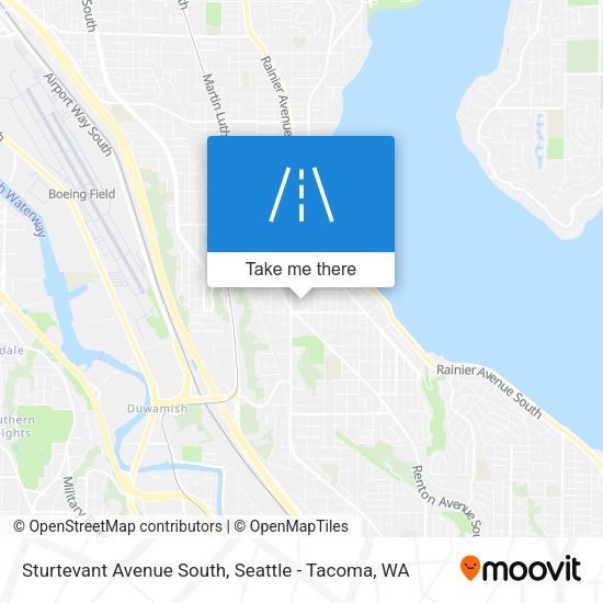 Mapa de Sturtevant Avenue South