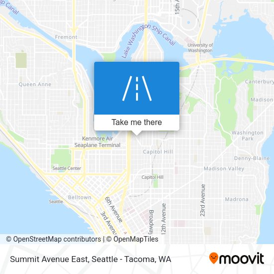 Summit Avenue East map