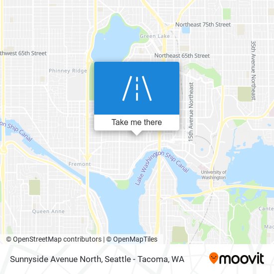 Sunnyside Avenue North map