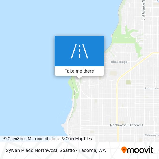 Sylvan Place Northwest map