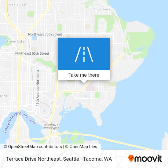 Mapa de Terrace Drive Northeast