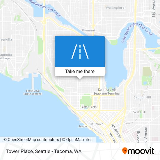 Tower Place map