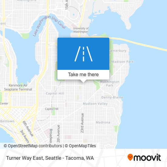 Turner Way East map