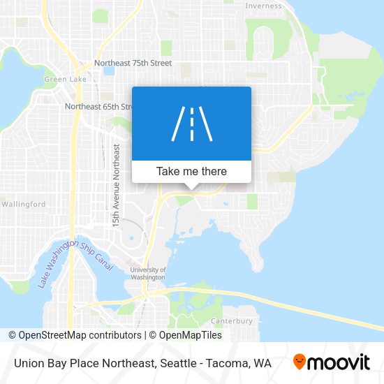Union Bay Place Northeast map