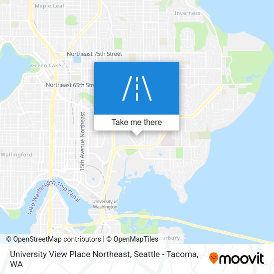 University View Place Northeast map