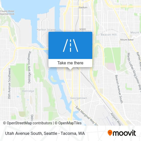 Mapa de Utah Avenue South