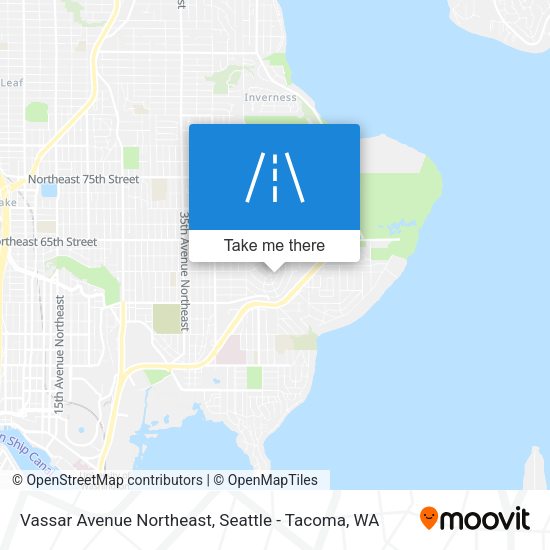 Mapa de Vassar Avenue Northeast