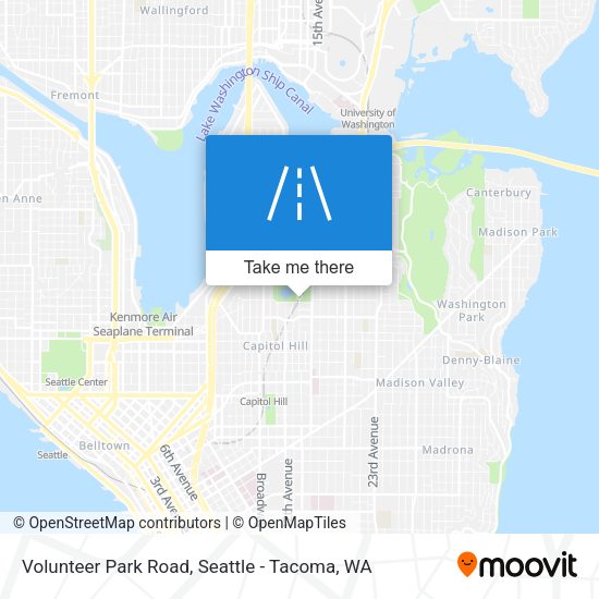 Mapa de Volunteer Park Road