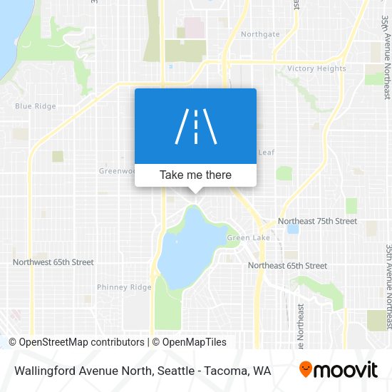 Wallingford Avenue North map