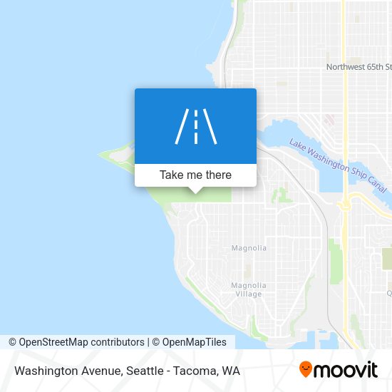 Washington Avenue map