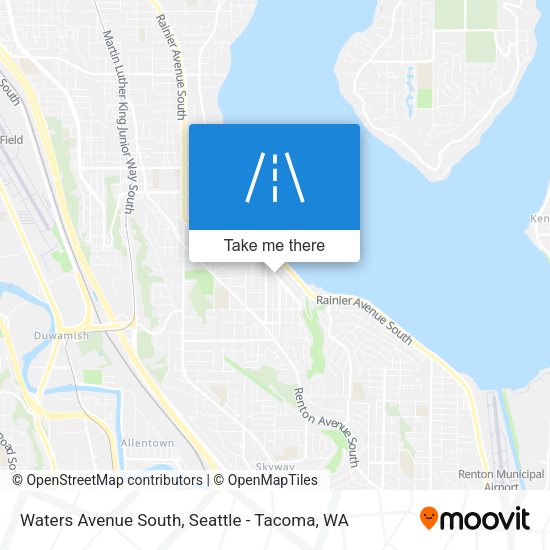 Waters Avenue South map