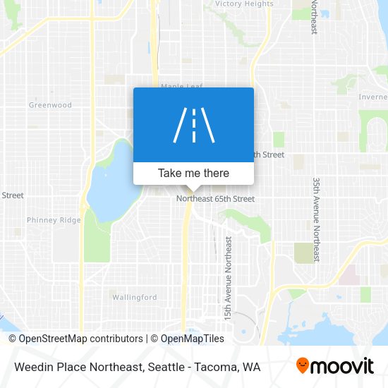 Weedin Place Northeast map