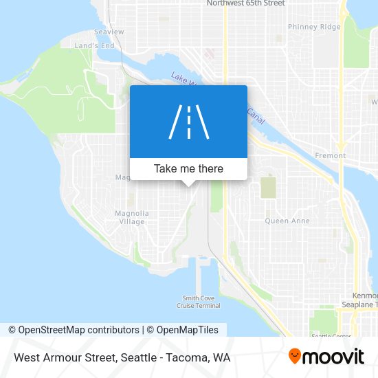 West Armour Street map