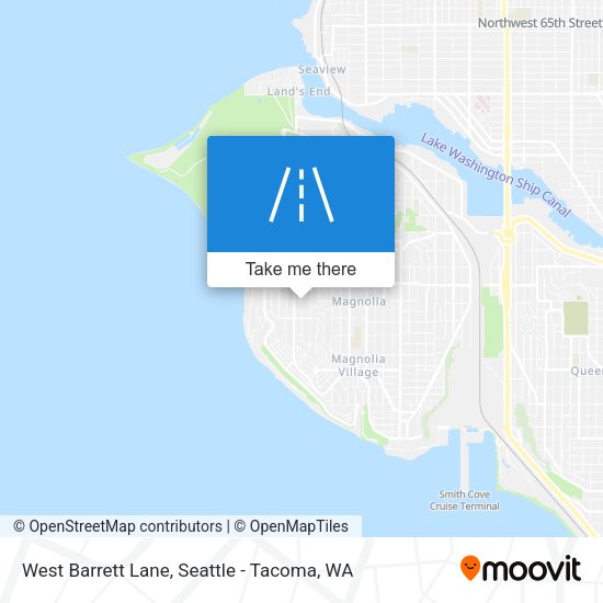 West Barrett Lane map